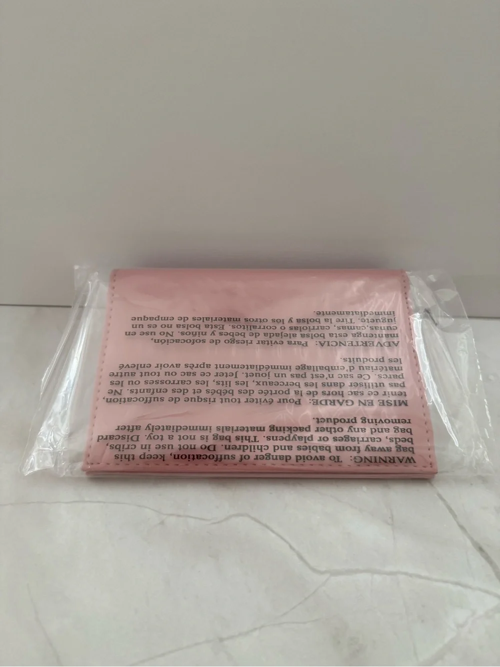 Yves Saint Laurent Pink Embossed Leather Cosmetic Case